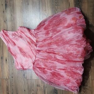 Anthropologie Hutch Romantic Boho One Shoulder Pink Floral Ruched‎ Romper 10